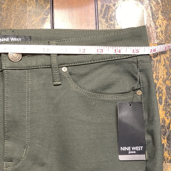 NEW Nine West Green Skinny Pants 10 - Picture 13 of 13